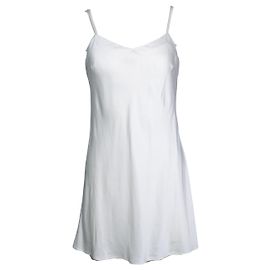 Autre Marque Marjolaine, robe de nuit en soie blanche