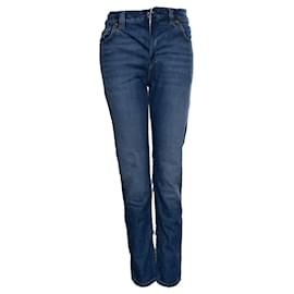 Valentino Garavani, jeans azules con bolsillos en V