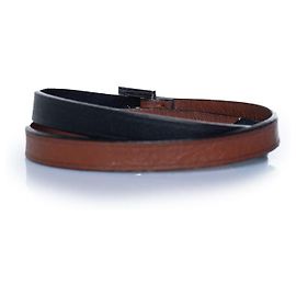 Autre Marque Pulsera de cuero enrollada Want los esenciales de la vida