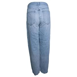 Agolde, Jeans cruzados azul claro