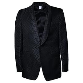 Blazer noir avec imprimé B de Burberry