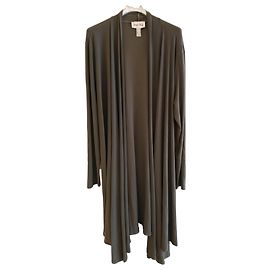 Cárdigan largo suelto Joseph Ribkoff Verde Khaki Rayón