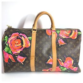 Borsa da viaggio Keepall 50 Monogram Rose Louis Vuitton
