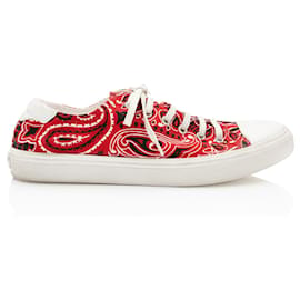 Sneakers basse Bedford in tela Saint Laurent