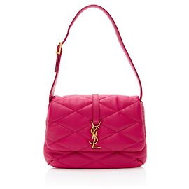 Saint Laurent Hobo Le 57 in Pelle di Agnello Trapuntata Monogramma