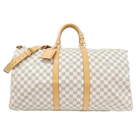Louis Vuitton Keepall Bandoulière 55cm Damier Azur
