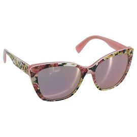 Dolce & Gabbana Occhiali da sole DOLCE&GABBANA in plastica Rosa Auth BA9110V