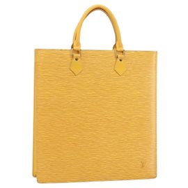 LOUIS VUITTON Borsa Sac Plat Epi Gialla M52079 LV Auth 160870