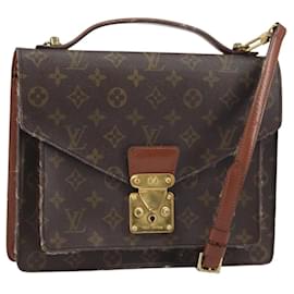 LOUIS VUITTON Monceau 28 Handtasche M51185 LV Auth 157663