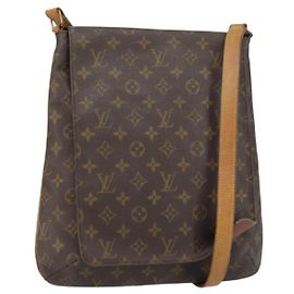 LOUIS VUITTON Borsa a Spalla Monogram Musette Tango con Tracolla Lunga M51388 Auth BA9065