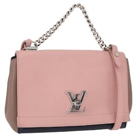 LOUIS VUITTON Borsa a Spalla Rock Me 2 BB Pelle Rosa M54576 LV Auth ep12511