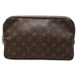 Trousse Toilette 28 Monogramma Marrone Louis Vuitton