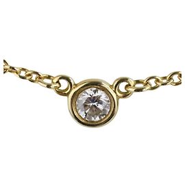 Tiffany & Co. 750 K18 By the Yard Diamond Necklace