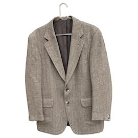 Burberry Grey Tweed Jacket
