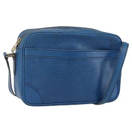 LOUIS VUITTON Borsa a Spalla Epi Trocadero 23 Blu M52305 LV Auth 160666