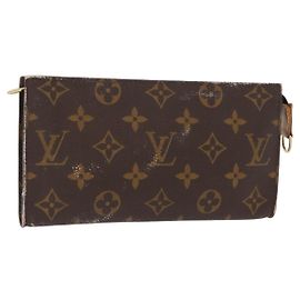 LOUIS VUITTON Monogram Bucket GM Accessory Pouch LV Auth 157730