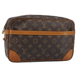 LOUIS VUITTON Clutch Compiegne 28 M51845 LV Auth BA9096