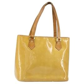 LOUIS VUITTON Handtasche Houston Monogram Vernis Beige M91004 LV Auth BA9047