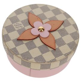 LOUIS VUITTON Monogram Damier Azur BoiteEugenie MM GI0378 LV Auth 159616M