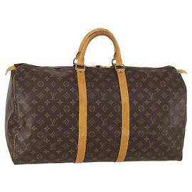 LOUIS VUITTON Borsa Boston Monogram Keepall 55 M41424 LV Auth ep12315