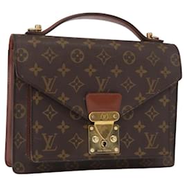 LOUIS VUITTON Monogram Monceau 28 Handtasche M51185 LV Auth ep12500