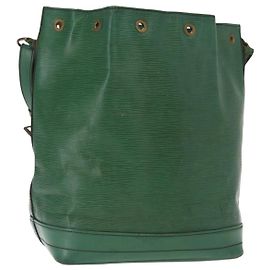 LOUIS VUITTON Borsa a Spalla Epi Noe Verde M44004 LV Auth bs32027