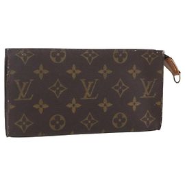 LOUIS VUITTON Monogram Bucket GM Accessory Pouch LV Auth 158064