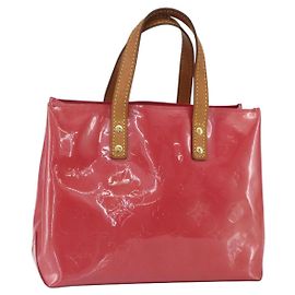 LOUIS VUITTON Monogram Vernis Reade PM Borsa a Mano Fran Boise M9132F LV Auth 158239