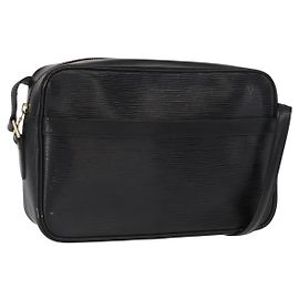 LOUIS VUITTON Borsa a Spalla Epi Trocadero 27 Nera M52312 LV Auth BA9151