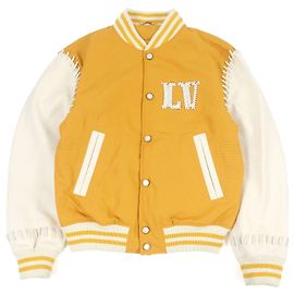 Giacca varsity imbottita Louis Vuitton Giacca di pelle
