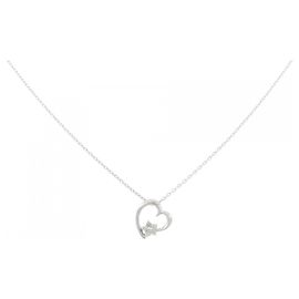 Autre Marque Collana in diamante in oro bianco K10