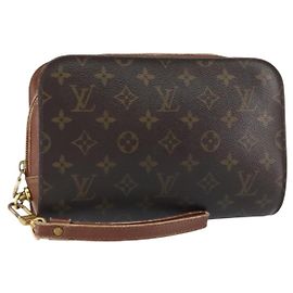 LOUIS VUITTON Monogram Orsay Clutch Bag M51790 LV Auth 160807
