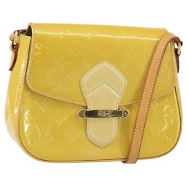 LOUIS VUITTON Borsa a Spalla Vernis Bell Flower GM Broncorail M91706 Auth BA9045