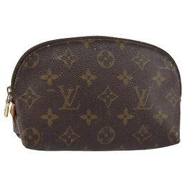 LOUIS VUITTON Pochette Cosmetica Monogram PM Pouch M43998 LV Auth ka1199