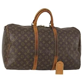 LOUIS VUITTON Borsa Boston Monogram Keepall 50 M41426 LV Auth 155038