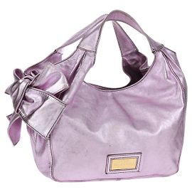 VALENTINO Borsa a mano in pelle rosa oro Auth bs31839