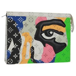 LOUIS VUITTON LV Portrait Pochette Voyager MM Borsa Clutch M82589 LV Auth 160893SM