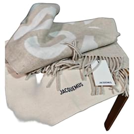 Bufanda Jacquemus L'écharpe Beige Lana