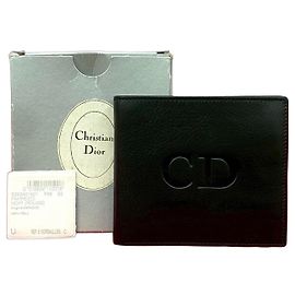 Portafoglio in pelle bifold Christian Dior