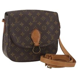 LOUIS VUITTON Monogram Saint Cloud GM Shoulder Bag M51242 LV Auth ka1029