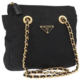 Bolso Prada Re-Edition 1995 Chain Tote de Re-Nylon acolchado pequeño