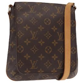 LOUIS VUITTON Borsa a Spalla Lunga Monogram Musette Salsa M51387 LV Auth ka1159