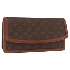 LOUIS VUITTON Monogram Pochette Dam GM Clutch Bag M51810 LV Auth ka1001