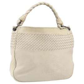 Borsa a Spalla in Pelle Beige INTRECCIATO di BOTTEGA VENETA Auth bs31827 - Autre Marque