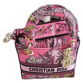 Christian Dior Lady D Lite Toile de Jouy Viaggio Fucsia Multicolore