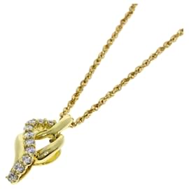 Collana con diamante Celine in oro giallo 18K - Céline