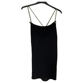black dress aritzia Zara Tan Black Silk Satin Leopard Cowl Neck Cami Slip Midi Dress Size  Brie