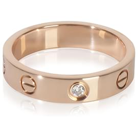 Cartier Ring Love Klein aus Roségold mit Diamanten