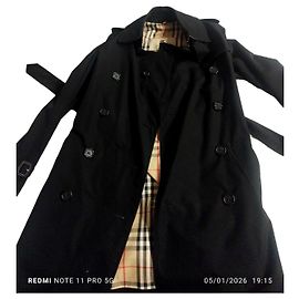 Burberry Manteau en gabardine trois-quarts