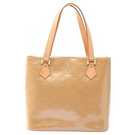 Borsa Louis Vuitton Houston in pelle beige